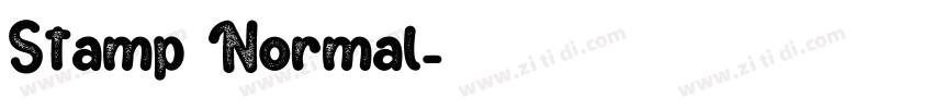 Stamp Normal字体转换